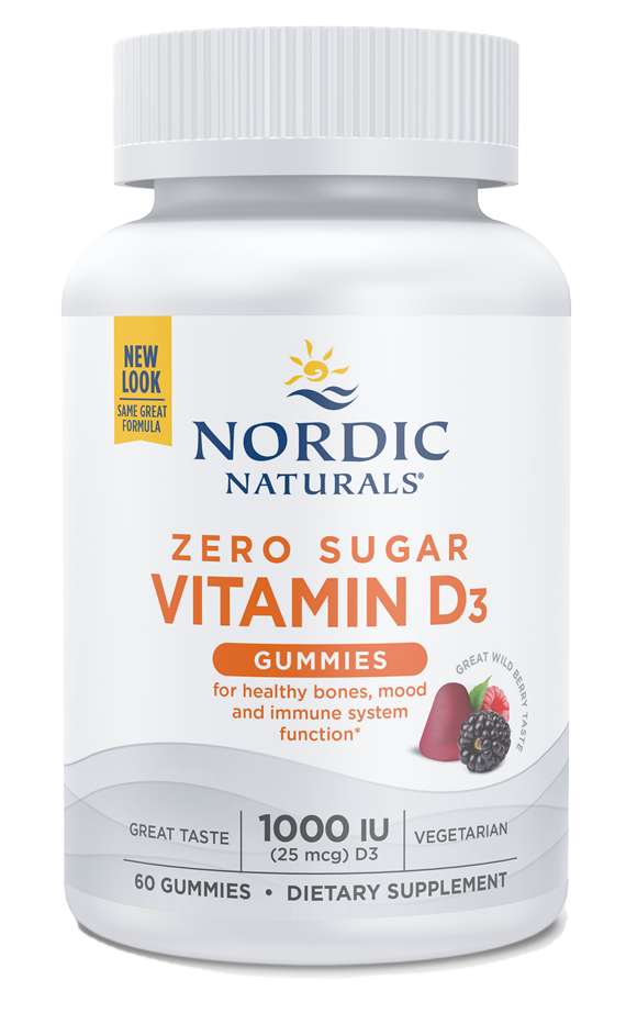 Zero Sugar Vitamin D3 Gummies 60 Gummies