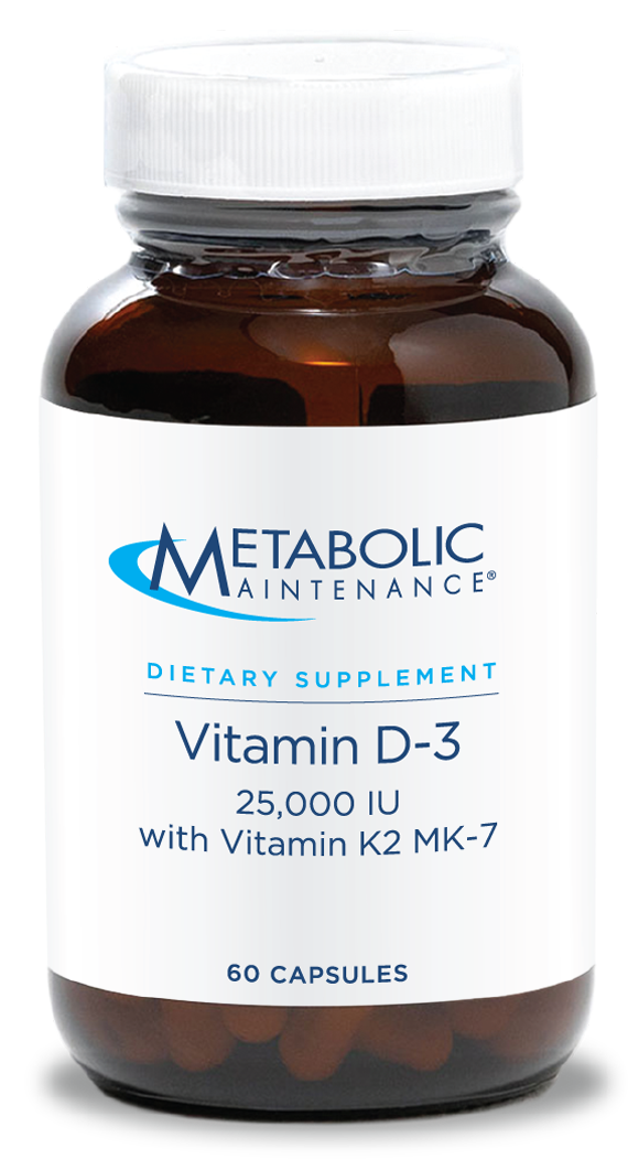 Vitamin D-3 25,000 IU 60 Capsules